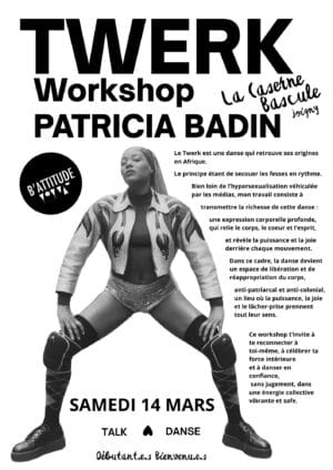 Secoue ton BOOTY - Workshop à La Caserne Bascule à Joigny - Samedi 14 mars 2026