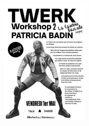 Secoue ton BOOTY - Workshop 2 à La Caserne Bascule à Joigny - Vendredi 1er mai 2026
